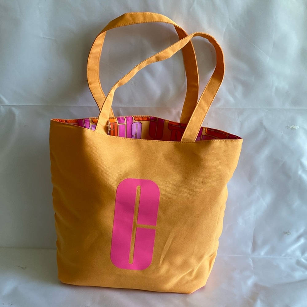 Clinique Orange Tote Bag